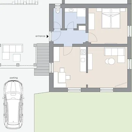 Stilvolles Fuer 2 Mit Terrasse Appartement *